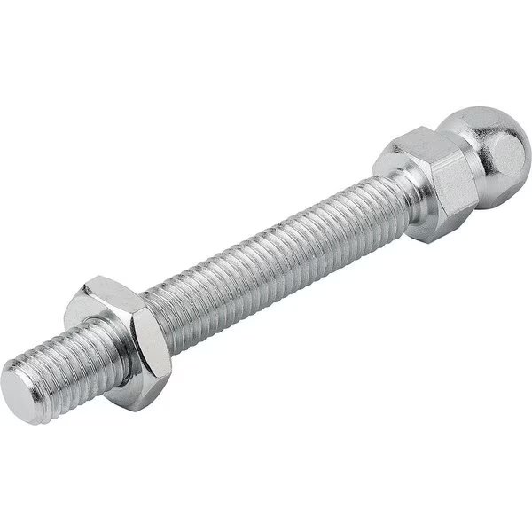 Threaded Spindle For Swivel Feet D1=M14X125 Steel, Kipp, Mfr#: K0421.141251
